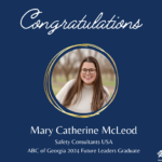 Mary Catherine McLeod is a graduate of the ABC of Georgia