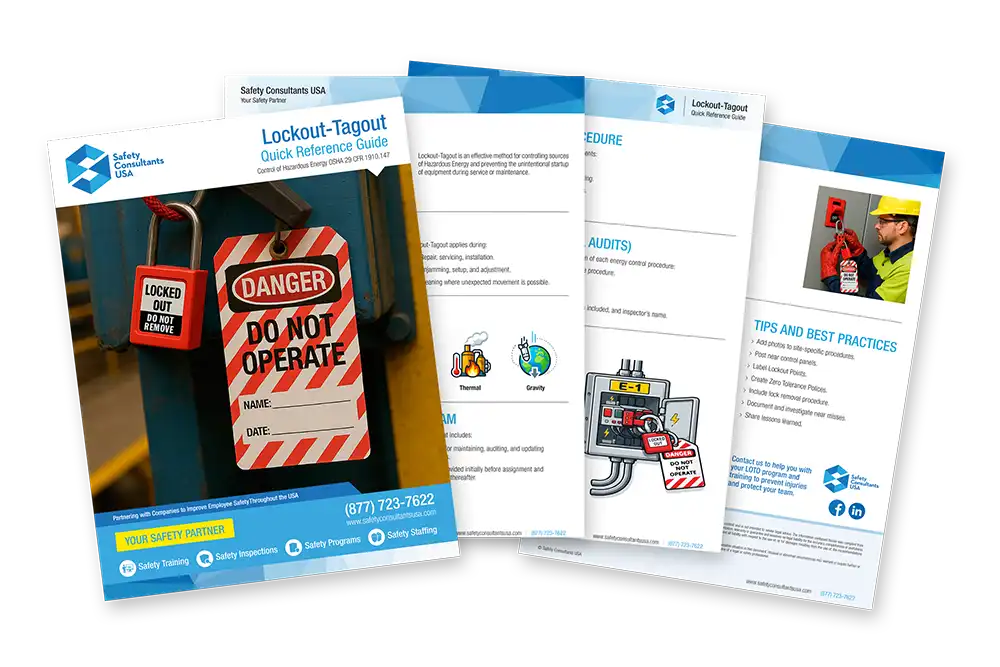 Stay OSHA Compliant with our free LOTO Quick Reference Guide
